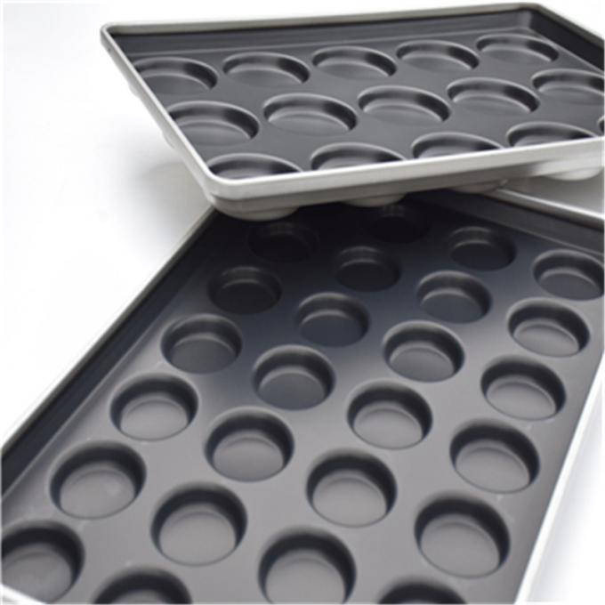RK Bakeware China Foodservice 2.5 นิ้ว ไม่ติดกระเป๋าสตางค์แฮมเบอร์เกอร์ 0