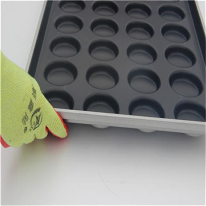 RK Bakeware China Foodservice 2.5 นิ้ว ไม่ติดกระเป๋าสตางค์แฮมเบอร์เกอร์ 3