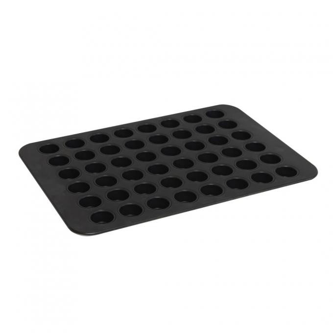 Rk Bakeware China-Slicone Glazed Cupcake Muffin Custard Cake Baking Tray for Industrial Cupcake Lines