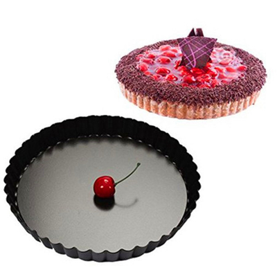 Rk Bakeware จีน-แฮร์ดโค้ท อลูมิเนียม Fluted Pie Pan ปานทาร์ท