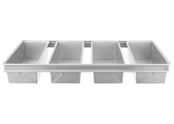 RK Bakeware จีน-ชิคาโก โลหะ 4 สาย สะสม อลูมิเนียม Pullman ขนมปัง กระทะขนมปัง 13 &quot;x 4&quot; x 4&quot;