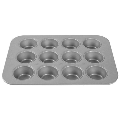 Rk Bakeware จีน-42754 12 ถ้วย กระจก อลูมิเนียมเหล็ก มินิ ครอว์น มัฟฟิน แปน/ มัฟฟิน แปน/ มัฟฟิน เทรย์