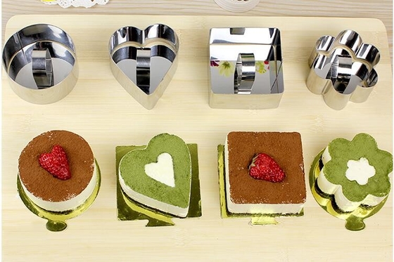 RK Bakeware China Foodservice NSF สี่เหลี่ยมและสี่เหลี่ยม Mousse เค้กวงแหวน