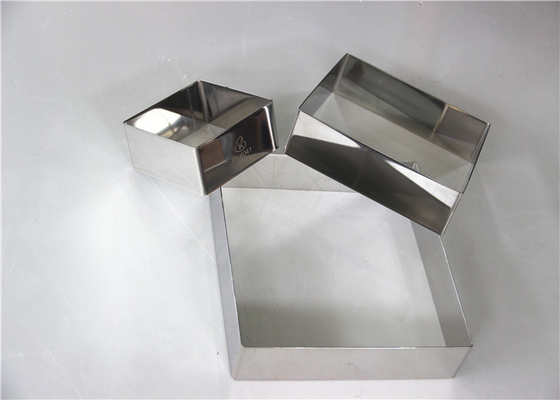 RK Bakeware จีน Foodservice NSF Custom สแตนเลสสแควร์ มูสเค้กวงแหวน