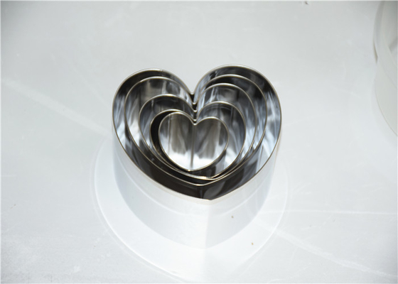 RK Bakeware China Foodservice NSF สแตนเลส มูสเซ่เค้กวงแหวน หัวใจกลม สี่เหลี่ยม มูสเซ่เหรียญหวาน