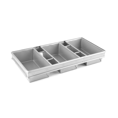 RK Bakeware จีน 3 สายรัด Nonstick Pullman ขนมปังกระปุกกระปุกกระปุกกระปุกกระปุกกระปุกกระปุกกระจกสําหรับร้านขนมปลีก