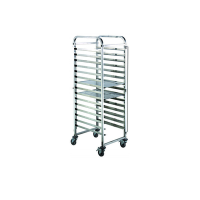 Rk Bakeware Manufacturer จีน - อลูมิเนียม 10 Pan Side Load Bun Sheet Pan Rack - ประกอบ