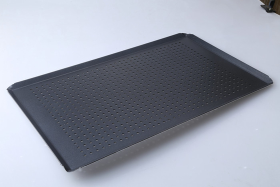 RK Bakeware China Foodservice 530*325 มิลลิเมตร อลูมิเนียม คอมบิ โอฟน นอนสติ๊ก Rational GN1/1 Baking Tray perforated