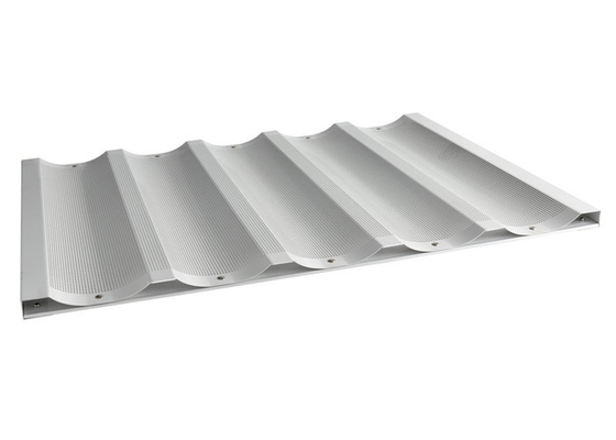 RK Bakeware จีน Foodservice NSF 5 ขนม อลูมิเนียม ถังขนม ไม่สติ๊ก สล็อตกว้าง Baguette ขนมปังฝรั่งเศส