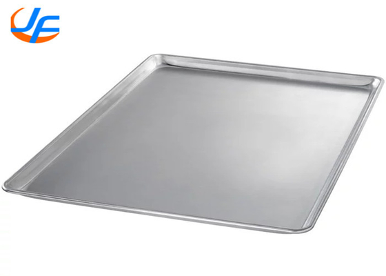 RK Bakeware จีน 16 Gauge ขนาดเต็ม อลูมิเนียม Baking Tray สายใน Rim กระจก 15 13/16 &quot;x 21 13/16&quot;
