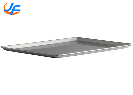 RK Bakeware จีน 16 Gauge ขนาดเต็ม อลูมิเนียม Baking Tray สายใน Rim กระจก 15 13/16 &quot;x 21 13/16&quot;