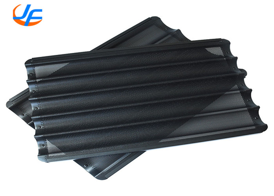 RK Bakeware China Foodservice เทรย์ทําขนมอัลลูมิเนียมพาณิชย์ เทรย์ทําขนมบากูเต้ / เทรย์ขนมปังฝรั่งเศส