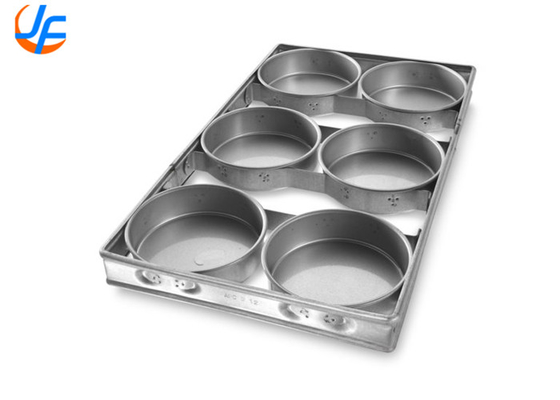 RK Bakeware จีน Foodservice ชิคาโก้ สีลิกอนโลหะ กระจกมุมกลมเค้ก/เค้กชีส