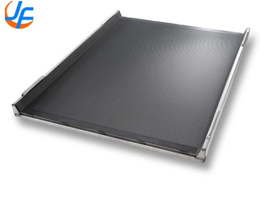 RK Bakeware China Foodservice 42465 Commercial 32 Mold Glazed Aluminized Steel Clustered Hot Dog Bun Pan ขนมปังขนมปังขนมปัง