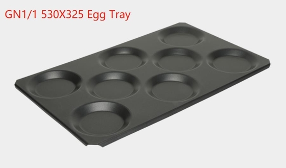 RK Bakeware จีน Rational Combi Oven ใช้ GN1/1 อลูมิเนียม Gastronorm Egg Baking Tray กระทะไม่ติด