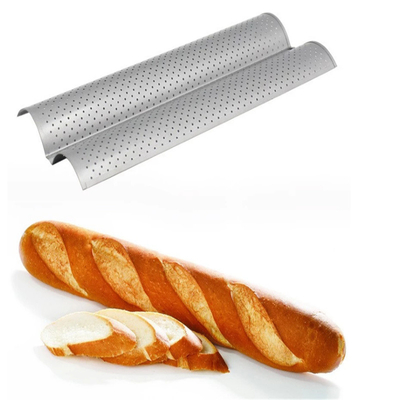RK Bakeware จีน Foodservice NSF หม้อเจาะ 3 สล็อต บาเก็ท ถังขนมปังฝรั่งเศส