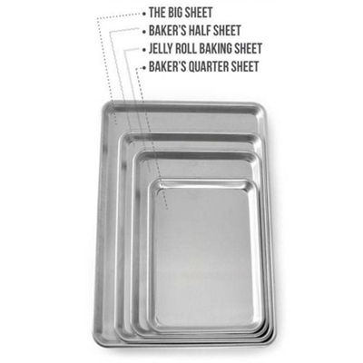 RK Bakeware China Foodservice NSF 18X26 นิ้ว 600X400 อลูมิเนียมแผ่นขนมปัง