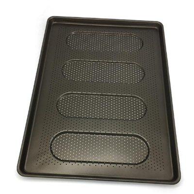 RK Bakeware จีน บริการอาหาร NSF Nonstick อลูมิเนียมเจาะหม้ออบ