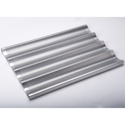 Rk Bakeware จีน อลูมิเนียม 5 ขนมปัง Baguette ตู้ / แปรงขนมปังฝรั่งเศส