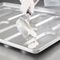 RK Bakeware China Foodservice NSF 0215 กระจกเหล็กอัลลูมิเนียมกลมปลาย Hoagie Bun Pan แฮมเบอร์กเกอร์ Bun Baking Tray
