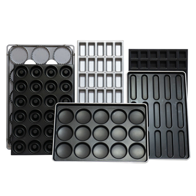 Rk Bakeware จีน-1200*800 อลูมิเนียม Baguette ถังเบเกอรี่ Nonstick สําหรับ Mecatherm Baguette เส้น