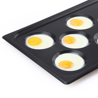 Rk Bakeware China-Rational Combi Oven ใช้อะลูมิเนียม Gn1/1 Gastronorm กระทะไข่ ไม่ติด