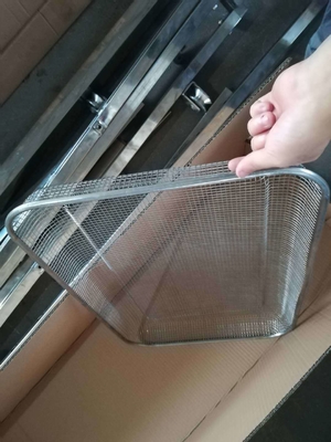 RK Bakeware จีน บริการอาหาร สแตนเลส แอร์ฟรย์เกอร์ บาสเกต กรีล บาสเกต แอร์ฟรย์เกอร์ เทรย์ สาย Rack