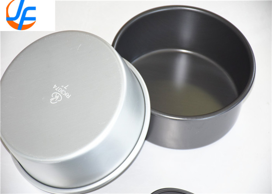 RK Bakeware จีน Foodservice NSF 10 นิ้ว อลูมิเนียมกลมชั้นเค้กหมักและตรงด้านข้าง กล่องปิซซ่า