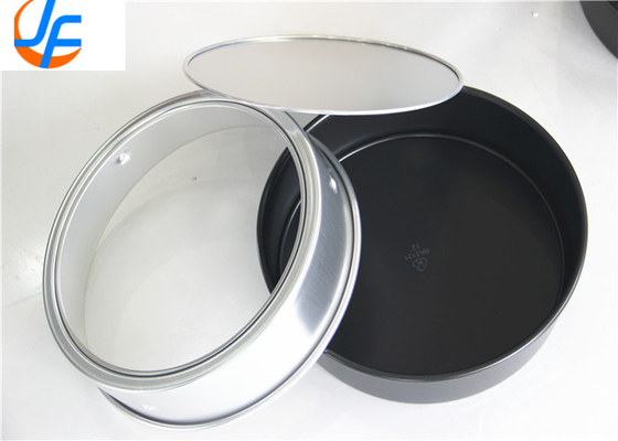 RK Bakeware จีน Foodservice NSF 10 นิ้ว อลูมิเนียมกลมชั้นเค้กหมักและตรงด้านข้าง กล่องปิซซ่า