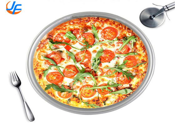 RK Bakeware China Foodservice NSF แผ่นเค้กอลูมิเนียมกลม แผ่นพีซ่าอลูมิเนียม แผ่นพีซ่าอลูมิเนียม