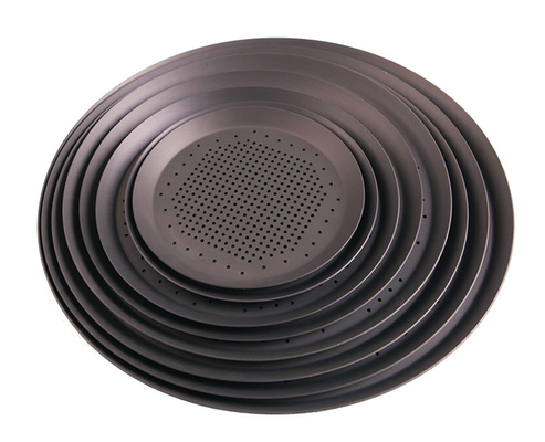 RK Bakeware จีน-ลอยด์พาน แฮร์ดโค้ท อลูมิเนียม Quik Disk เปอร์เฟอเรท พิซซ่าพาน