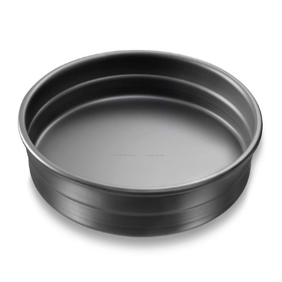 RK Bakeware จีน บริการอาหาร NSF 9 นิ้ว อลูมิเนียม Anodized รอบ Perforated Pizza Pan