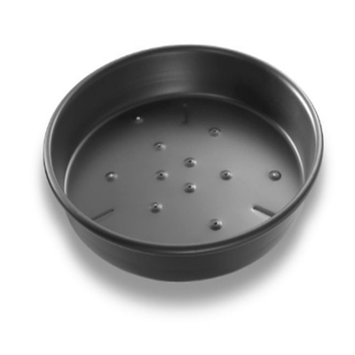 RK Bakeware จีน บริการอาหาร NSF 9 นิ้ว อลูมิเนียม Anodized รอบ Perforated Pizza Pan
