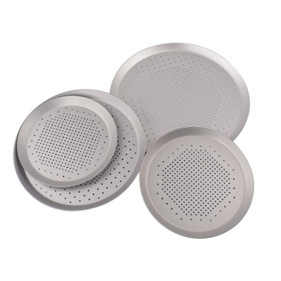 RK Bakeware จีน Foodservice NSF แขนแข็ง อลูมิเนียม Quik พิซซ่า ดิสก์และกระทะพิซซ่า perforated