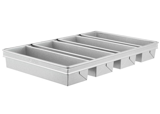 RK Bakeware จีน-ชิคาโก โลหะ 4 สาย สะสม อลูมิเนียม Pullman ขนมปัง กระทะขนมปัง 13 &quot;x 4&quot; x 4&quot;