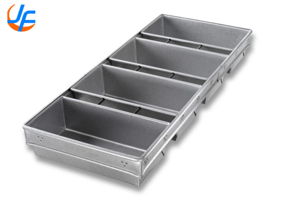 RK Bakeware จีน-ชิคาโก โลหะ 4 สายลวด เปิด Top Pullman ขนมปังกระทะสําหรับร้านขนมปลีก