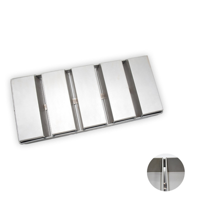 Rk Bakeware จีน-ชิคาโกะ สีลิกอนโลหะกระจก 5 สายขนมปัง เปิดบน