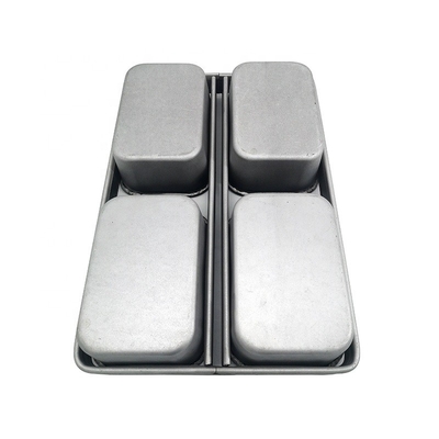 Rk Bakeware จีน-600g Nonstick 4 สายเกษตรบ้าน ขาวแซนวิช ขนมปังกระทะ