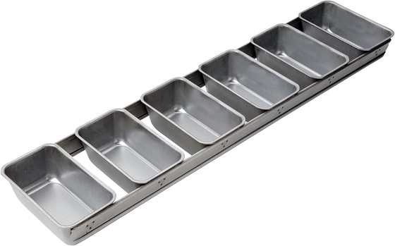 Rk Bakeware China-Foodservice 904935 เครื่องทําเบเกอรี่พาณิชย์ 12.25 นิ้ว X 4.5 นิ้ว 3 Strap ขนมปัง