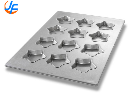 RK Bakeware จีน-ชิคาโก โลหะ 25400 กระจกเหล็กอัลลูมิเนียม แมดเลน แปน มินิสตาร์ แปนเค้กพิเศษ