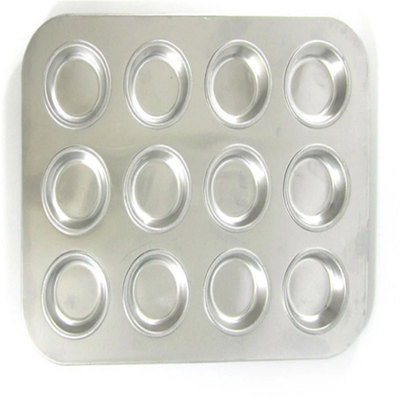 RK Bakeware จีน Foodservice NSF 12 ถ้วย อลูมิเนียม Muffin Pan และ Cupcake Tray