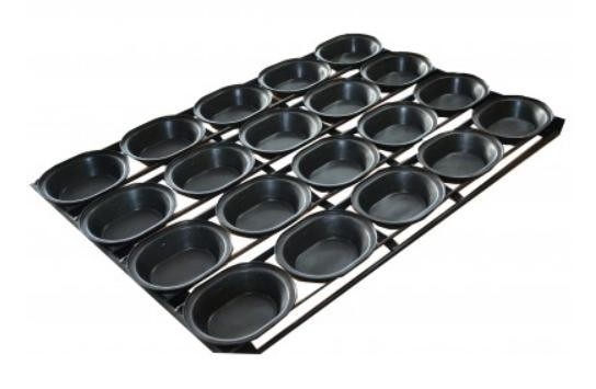 RK Bakeware China Foodservice NSF Oval 180 กรัม ตัดเอง อาหารกลางวัน พายขนม