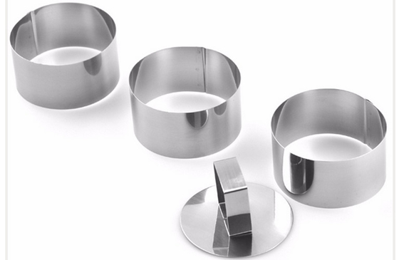 RK Bakeware จีน บริการอาหาร NSF สแตนเลส 8 นิ้ว Mousse แหวน