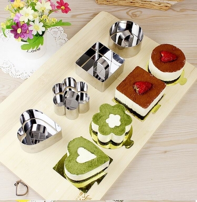 RK Bakeware China Foodservice NSF สี่เหลี่ยมและสี่เหลี่ยม Mousse เค้กวงแหวน