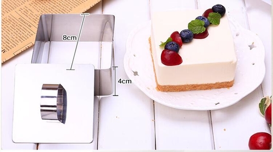 RK Bakeware China Foodservice NSF สี่เหลี่ยมทรง Mousse แหวน Pastry แหวน
