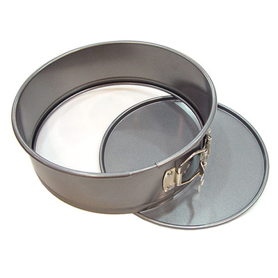 RK Bakeware China Foodservice NSF Tart Quiche Cheese Cake Pan / Springform Baking Pan กับสีเงินและสีดํา