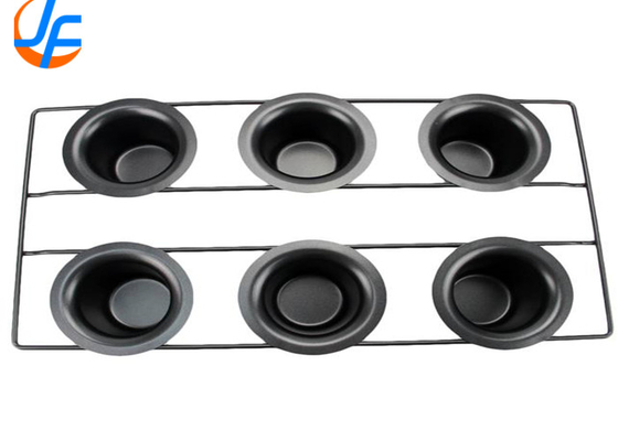 RK Bakeware China Foodservice NSF 6 ถ้วย สแตนเลส ไม่ติด