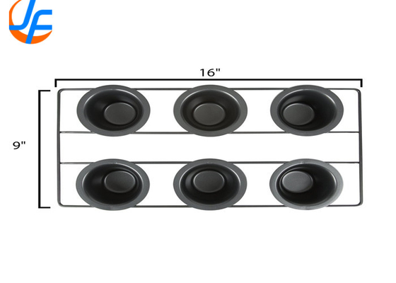 RK Bakeware China Foodservice NSF 6 ถ้วย สแตนเลส ไม่ติด