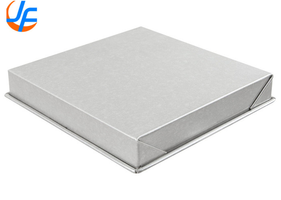 RK Bakeware China Foodservice NSF 9&quot; X 9&quot; แก๊ส ไม่ติดมืออาชีพสี่เหลี่ยม อลูมิเนียมเค้กพาน
