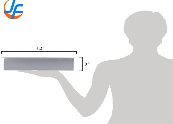 RK Bakeware China Foodservice NSF ตารางสี่เหลี่ยม อัลลูมิเนียมเค้กโฟลด์ กระทะเค้กด้านตรง